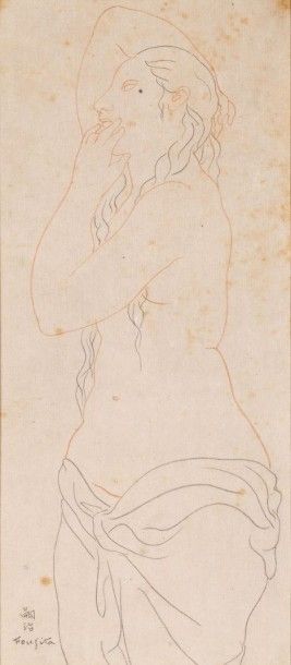 Léonard FOUJITA (1886-1968)

Femme au drapé
Dessin...