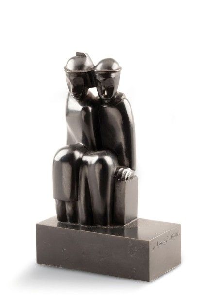 Jean LAMBERT-RUCKI (1888-1967)

Couple assis...