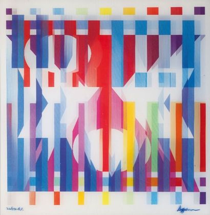 Yaacov AGAM (Né en 1928)

Composition
Agamographe...