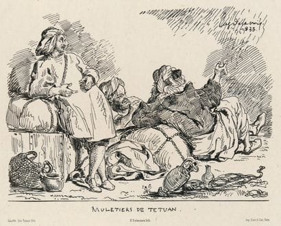 Eugène DELACROIX (1798-1863)
Muletiers de...