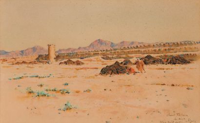 Alphonse BIRCK (1859-1942)
Campement à Figuid...