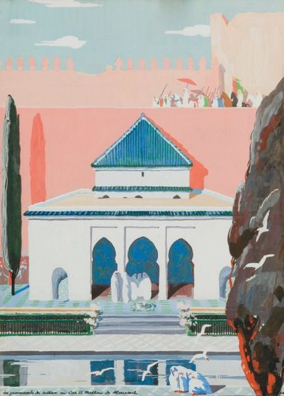 Jean-Jacques PICHARD (1905-1949)
«La promenade...