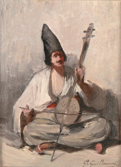 Gustave GUILLAUMET (1840-1887)
Le musicien...