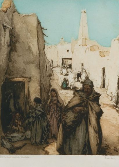Isidore van MENS (1890-1985)
Rue animée à...