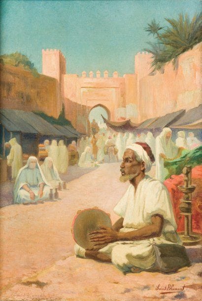 SAINT BLANCA (XXème siècle)
Joueur de tambourin,...