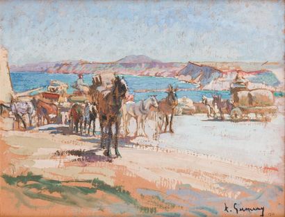 Adolphe GUMERY (1861-1943)
Le transport de...