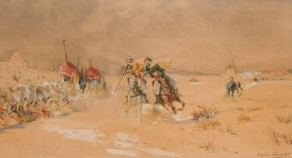 Eugène GIRARDET (1853-1907)
Fantasia Aquarelle...
