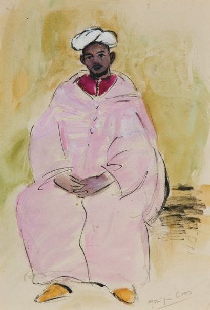 Monique CRAS (née en 1910)
Jeune marocain...