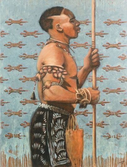 Christian LIBESSART (né en 1958)
Guerrier...