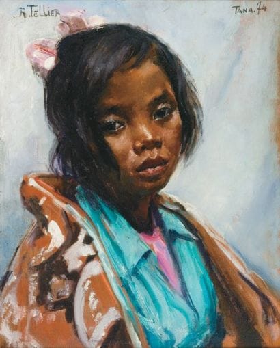 Raymond TELLIER (1897-1985)
Jeune malgache...