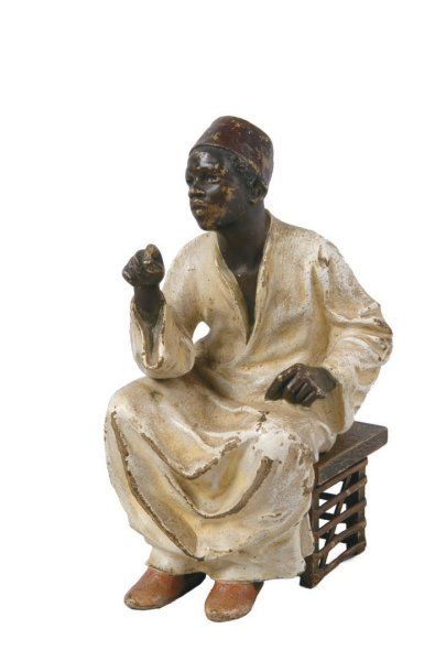 Bergmann
Bronze de Vienne Jeune homme assis...