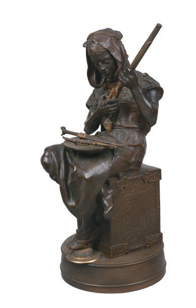 Emile PEYNOT (1850-1932)
Jeune arabe vérifiant...