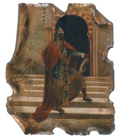 Ecole Orientaliste du XIXème siècle
Guerrier...