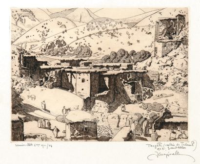 Jacques MAJORELLE (1886-1962)
« Tasgah, Vallée...