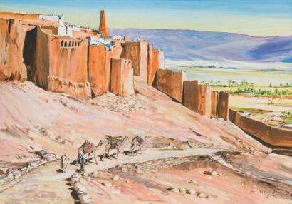 Gunther LOPER (1916-1993)
Vue de El Ateuf,...