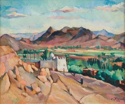 Roger TREMEL (1907-1987)
Vue d'un Koubba...