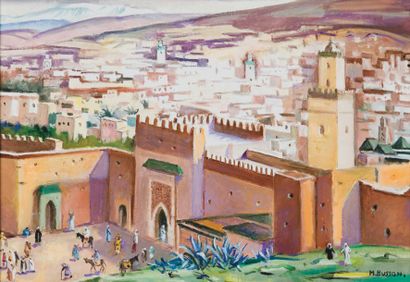 Marcel BUSSON (né en 1913)
Entrée de la ville...