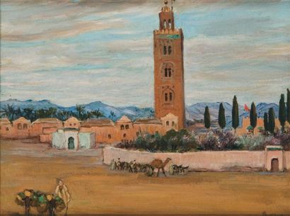 André SUREDA (1872-1930)
La Koutoubia Huile...