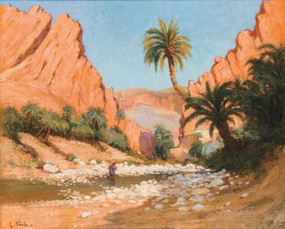 Gustave PINEL (1842-1896)
La rivière blanche...