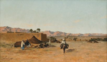 Léon JOUBERT (1816-1920)
Tentes aux abord...