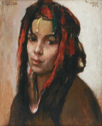 Raymond TELLIER (1897-1985)
Jeune marocaine...