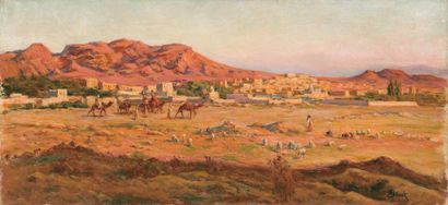 Alphonse BIRCK (1859- ?)
Caravane à l'approche...