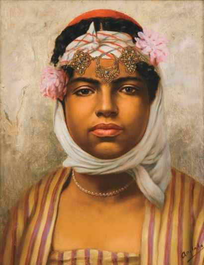 Luis ANGLADA PINTO (1873-1946)
Jeune fille...