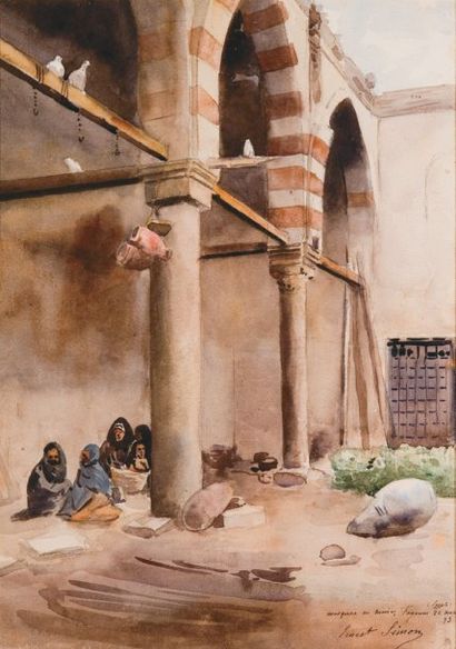 Ernest Constant SIMON (1848-1895)
Ecole coranique...