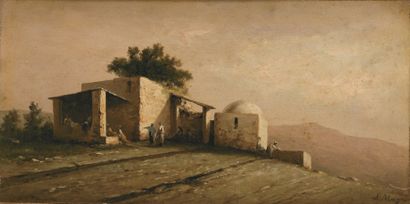 F. MAYER (XIXème-Xxème siècle)
Station à...