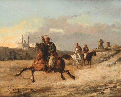Lieutenant LONG (XIXème siècle)
Cavaliers...