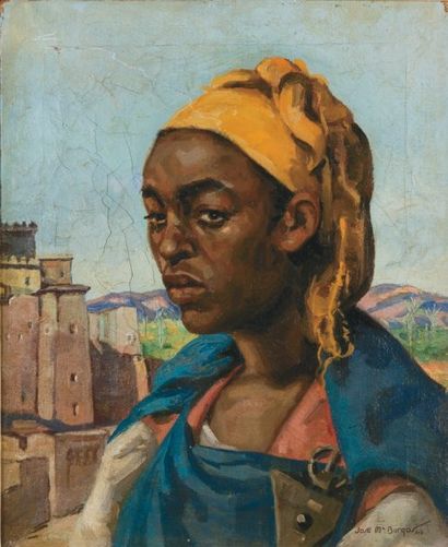 José M. BURGOS (XXème siècle)
Portrait de...