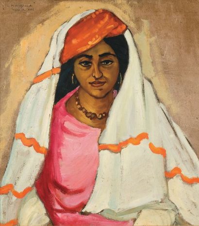 Lucien MAINSSIEUX (1885-1958)
Portrait d'Aïcha...