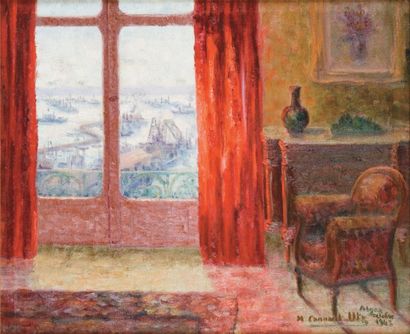 Micheline CANNAUT-UTZ (XXème)
Vue du port...