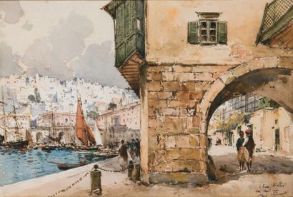 Paul Emile LECOMTE (1877-1950)
Alger vu du...