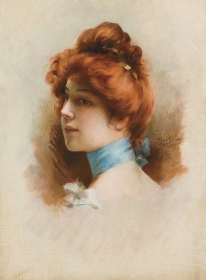 Auguste Emile PINCHART (1842-1924)
L'élégante...