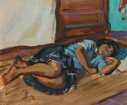 Charles BROUTY (1897-1984)
Jeune femme assoupie....