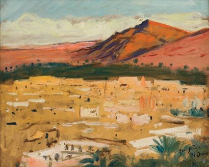 Paul Elie DUBOIS (1886-1949)
Vue de Bou Saâda....