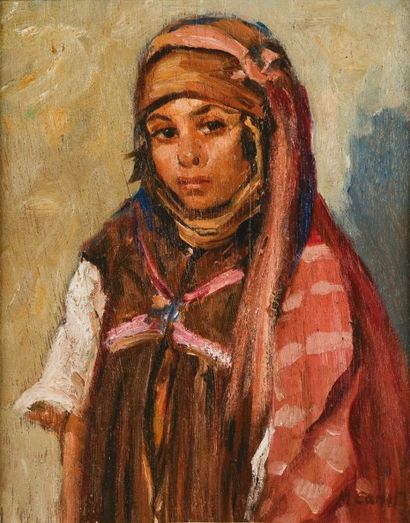 Marcel CANET (1875-1958)
Petite fille marocaine....