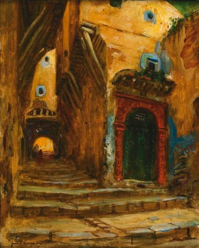 Paul HANNAUX (1897-1954)
Rue de la Casbah,...