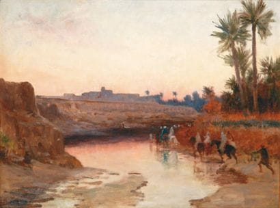Fernand CORMON (1854-1924)
Vue de Gabès Huile...
