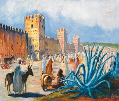 Solange MONVOISIN (1911-1985)
Marché devant...