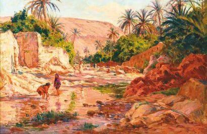 Alphonse BIRCK (1859-1942)
Dans l'Oued de...