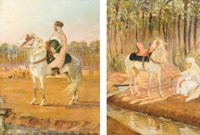 Maurice ROMBERG DE VAUCORBEIL (1862-1943)
Cavalier...