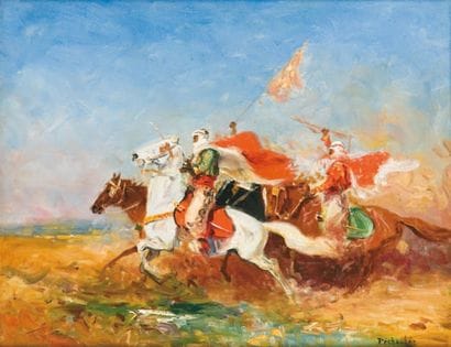 Eugène PECHAUBES (1890-1967)
Fantasia Huile...