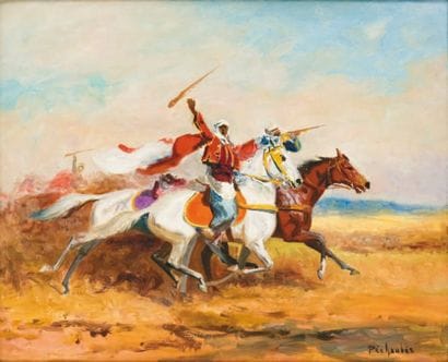 Eugène PECHAUBES (1890-1967)
Fantasia Huile...
