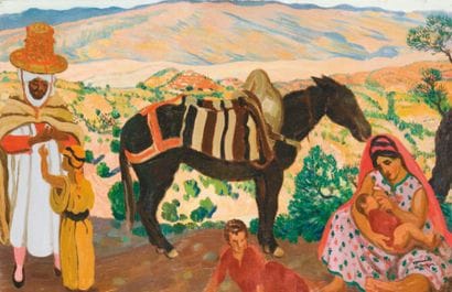 Marius de BUZON (1879-1958)
« Halte dans...