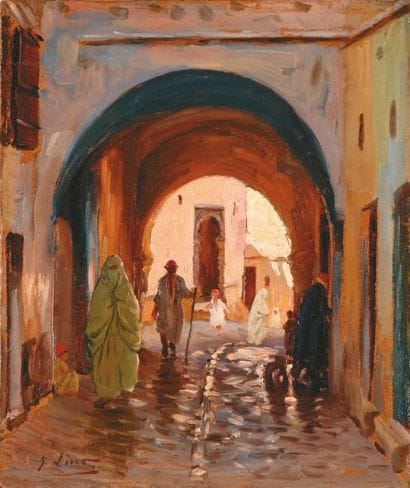 Gustave LINO (1893-1961)
Rue du Vieil Alger...