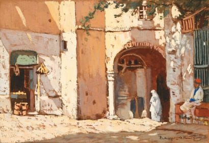 Paul BELLANGERADHÉMAR (1868-1948)
Place animée...