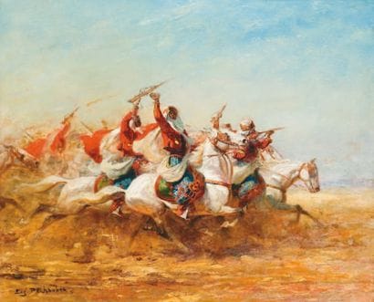 Eugène PECHAUBES (1890-1967)
Fantasia Huile...