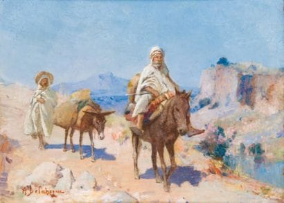 Auguste DELAHOGUE (1867-1936)
Le retour du...